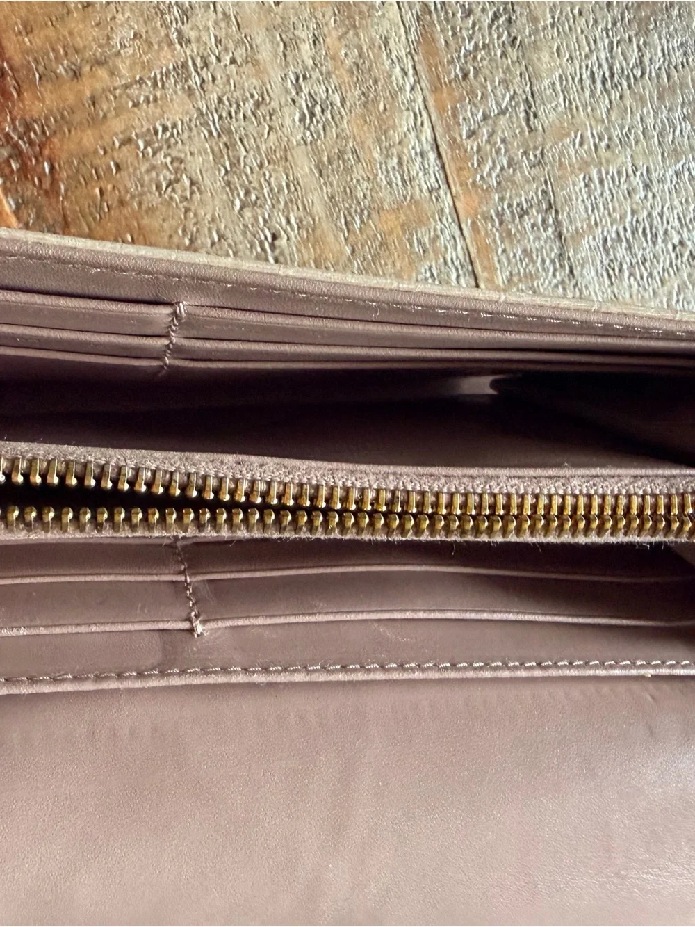Miu Miu Cream Croc-Embossed Leather Continental Wallet with Gold Logo